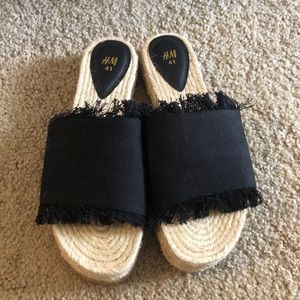 H&M black Espadrille sandal